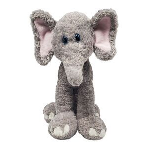 First and Main Elephant Plush Lankydoodle Floppy Skinny Long Legs Gray Plush